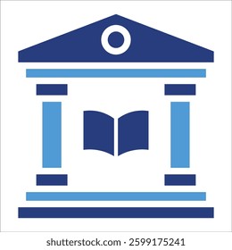 Library Icon Element For Design