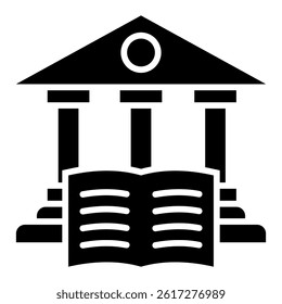 Library Icon Element For Design