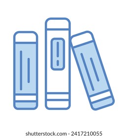 Library icon isolate white background vector stock illustration