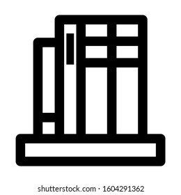 Library icon isolated sign symbol vector illustration - high quality black style vector icons
