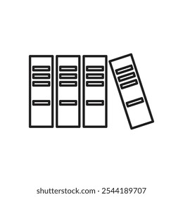 Library icon. isolated vector icon.