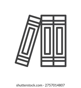 Library Icon with Line Style