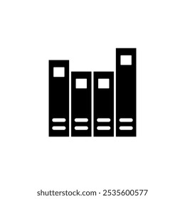 Logo-Design des Bibliothekssymbols. Bildungszeichen und -zeichen