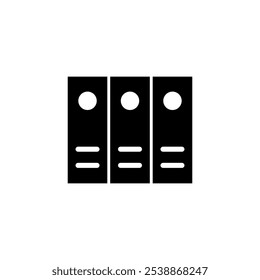 Library icon logo design. education sign and symbol