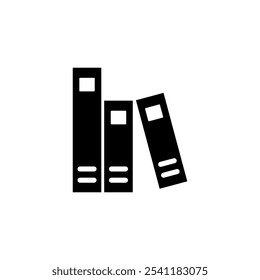 Library icon logo design. education sign and symbol