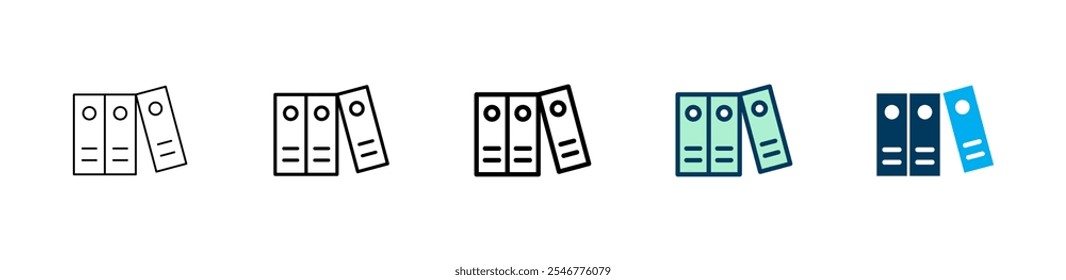 Library icon logo design. education sign and symbol