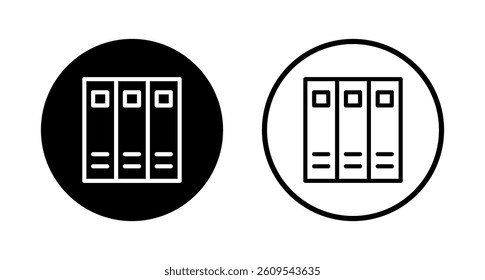Library icon logo design. education sign and symbol
