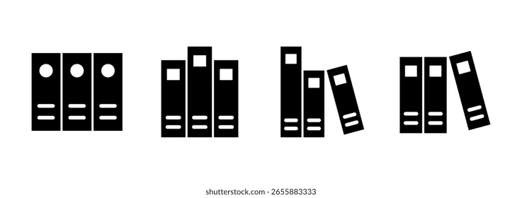 Diseño del logotipo del icono de la Biblioteca. signo y símbolo de la educación