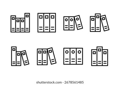Ícone da biblioteca logotipo design. sinal de educação e símbolo