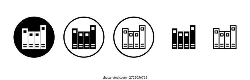 Ícone da biblioteca logotipo design. sinal de educação e símbolo
