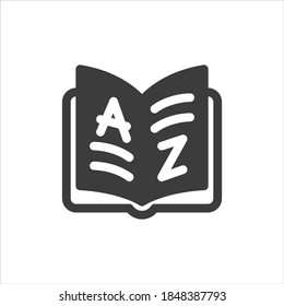 Library icon on white background