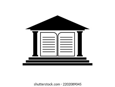 library icon on white background 