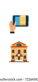 Library icon set