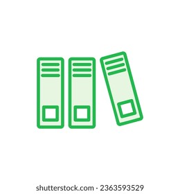 Library icon set. education icon vector