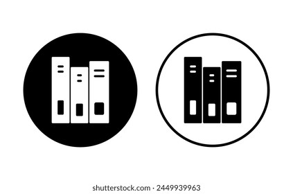 Library icon set. education icon vector