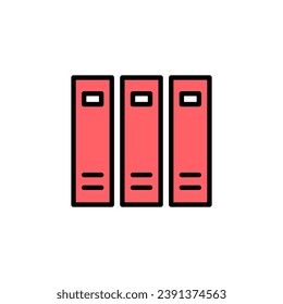 Library icon set illustration. education sign and symbol