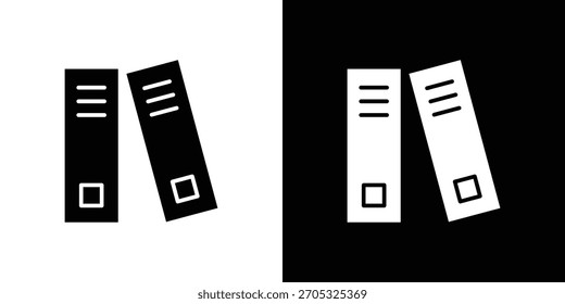 Ícone de biblioteca, estilo simples e plano. para designs de interface do usuário ou ux