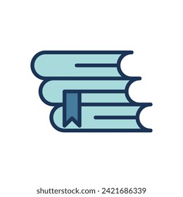 library icon symbol vector template