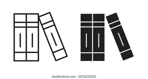 Símbolo de ícone de biblioteca para seus designs da Web. Logotipo de ícone, aplicativo, interface do usuário.
