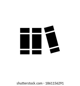 Library icon vector. education icon vector