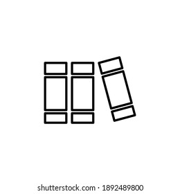 Library icon vector. education icon vector