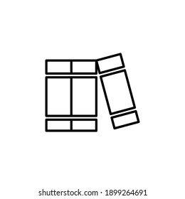 Library icon vector. education icon vector