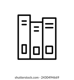 Library icon vector. education icon vector