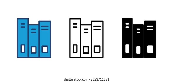 Library icon vector. education icon vector