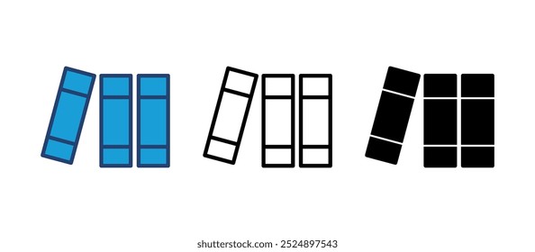 Library icon vector. education icon vector