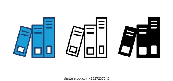 Library icon vector. education icon vector