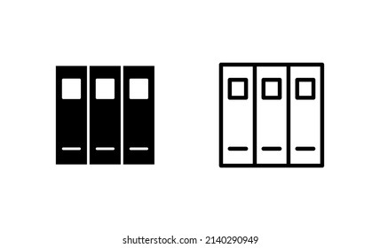 Library icon vector. education sign and symbol