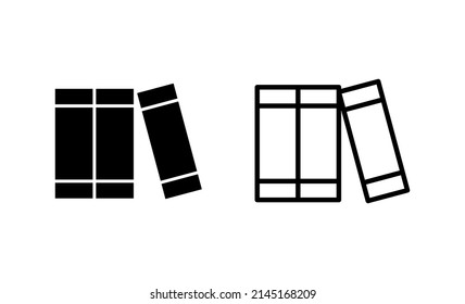 Library icon vector. education sign and symbol