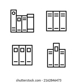 Library icon vector. education sign and symbol