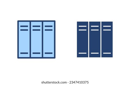Library icon vector. education sign and symbol