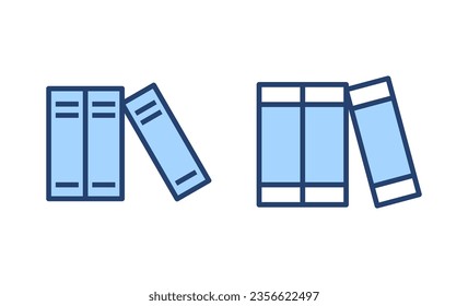 Library icon vector. education sign and symbol