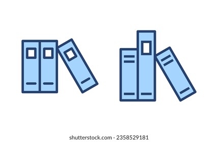 Library icon vector. education sign and symbol