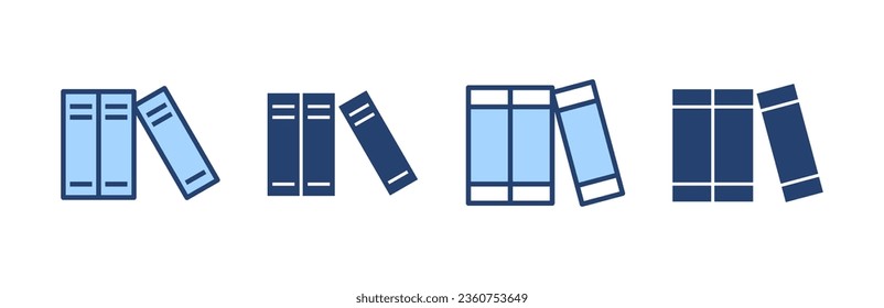 Library icon vector. education sign and symbol