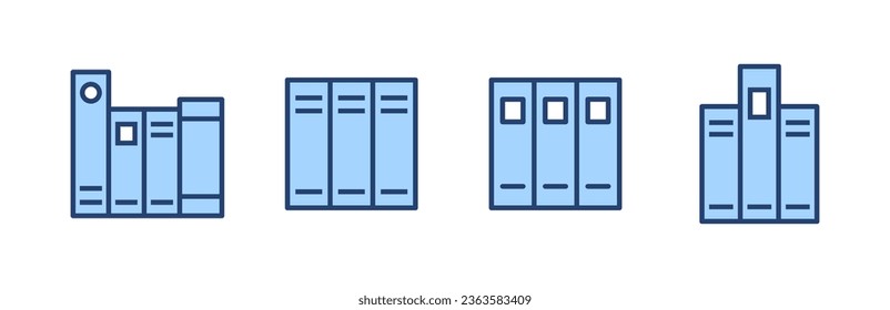 Library icon vector. education sign and symbol