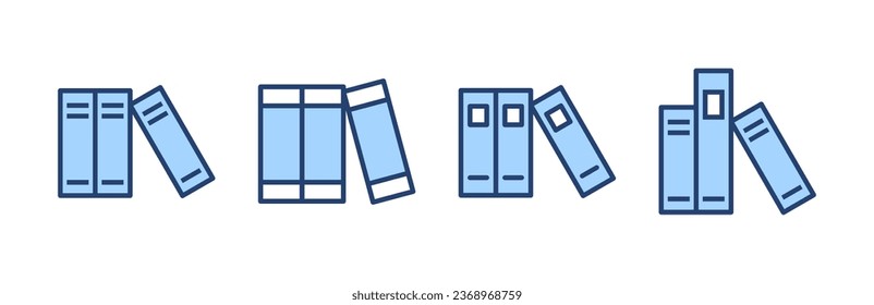 Library icon vector. education sign and symbol