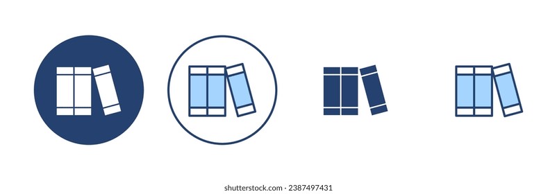 Library icon vector. education sign and symbol
