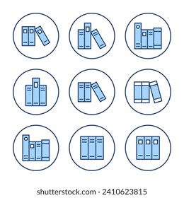Library icon vector. education sign and symbol