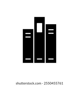 Vektorsymbol der Bibliothek. Bildungszeichen und -zeichen