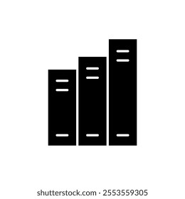 Library icon vector. education sign and symbol