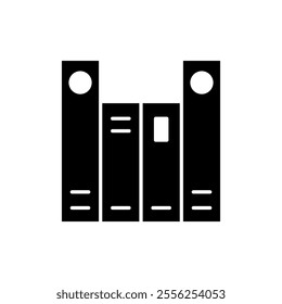 Library icon vector. education sign and symbol