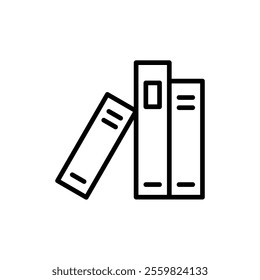 Library icon vector. education sign and symbol