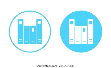 Library icon vector. education sign and symbol