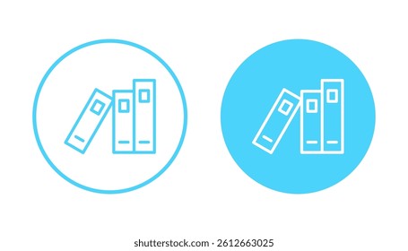 Library icon vector. education sign and symbol