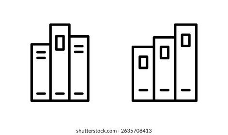 Library icon vector. education sign and symbol