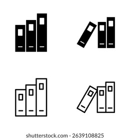 Library icon vector. education sign and symbol