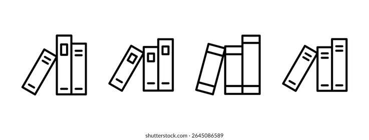 Library icon vector. education sign and symbol